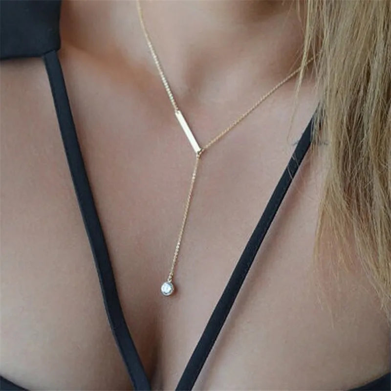 Goutte Crystal Necklace