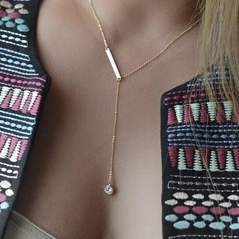 Goutte Crystal Necklace