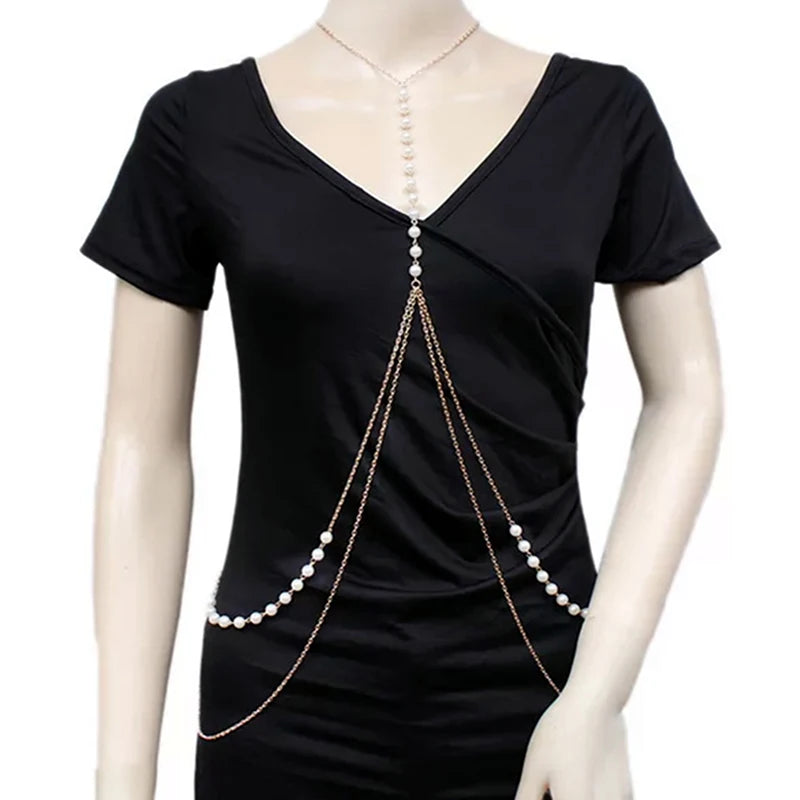 Marée Pearl Waist Chain