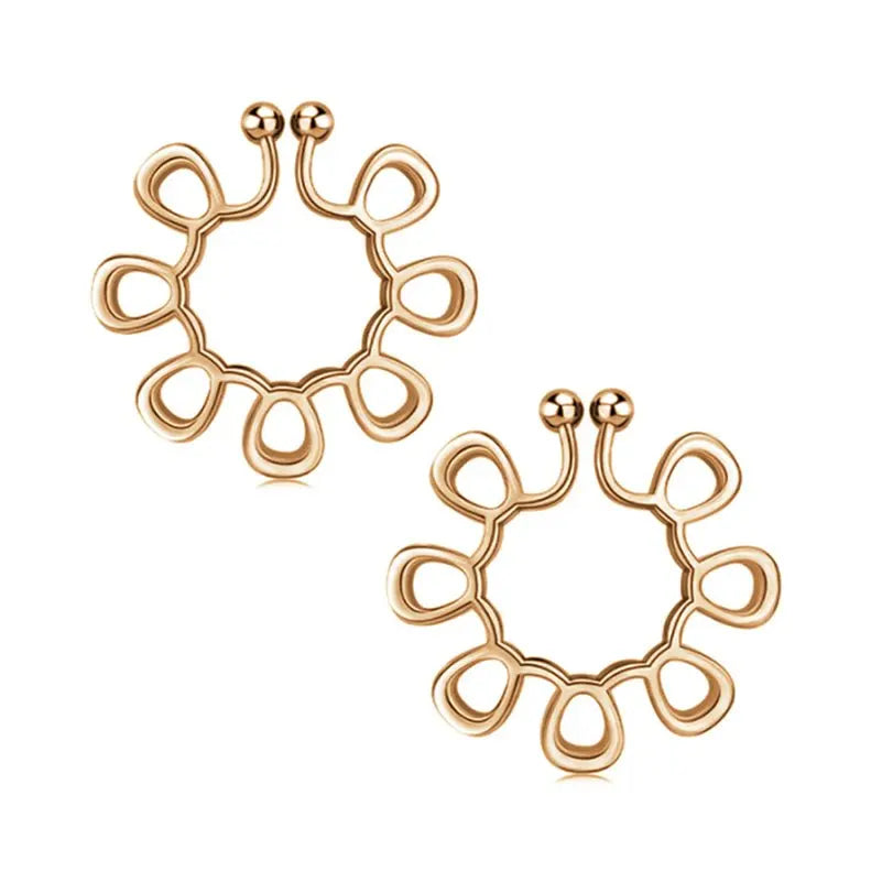 Fleur Unpierced Rings