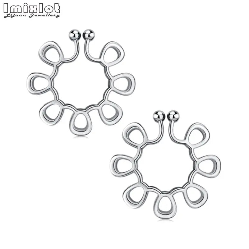 Fleur Unpierced Rings