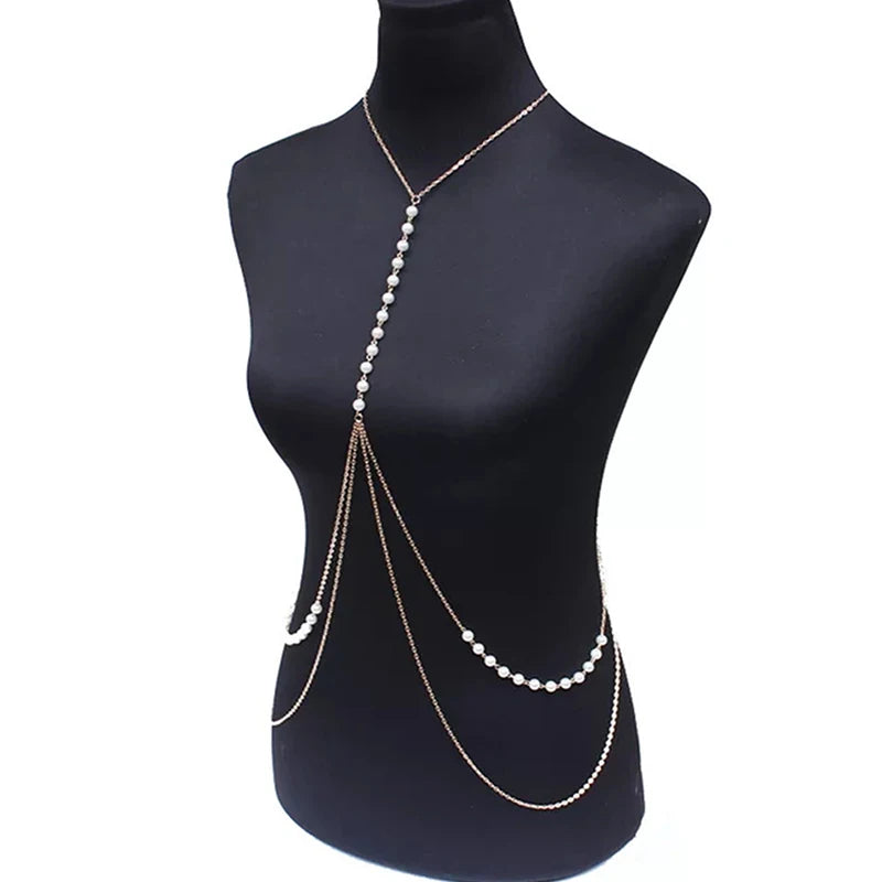 Marée Pearl Waist Chain