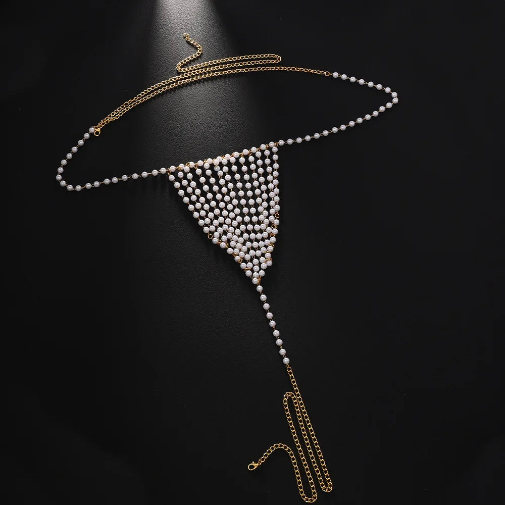 Rive Pearl Waist Chain