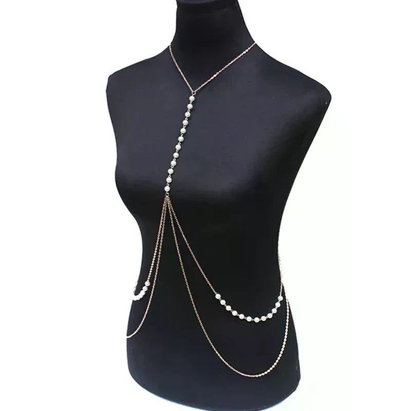 Marée Pearl Waist Chain
