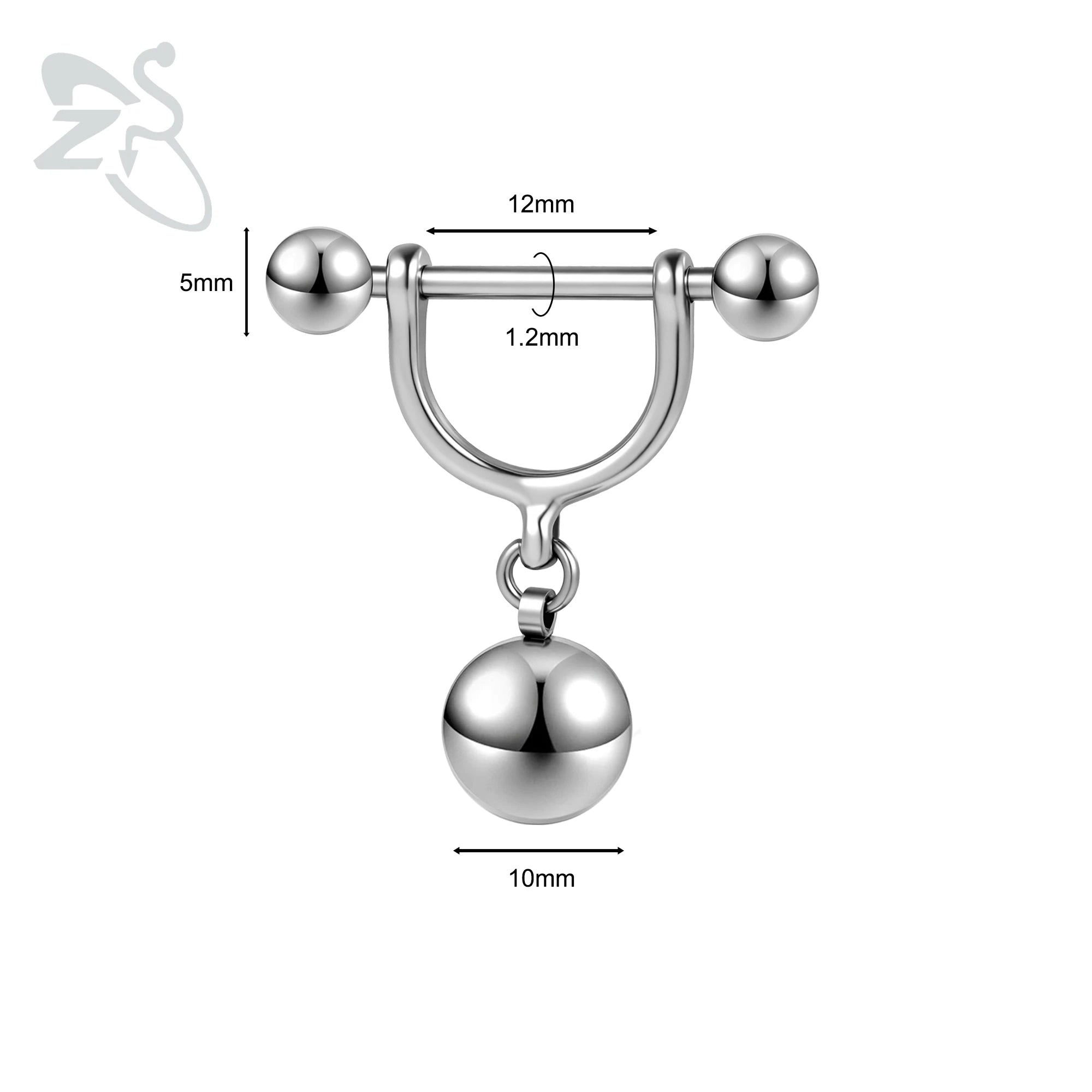 Orbe Nipple Barbell