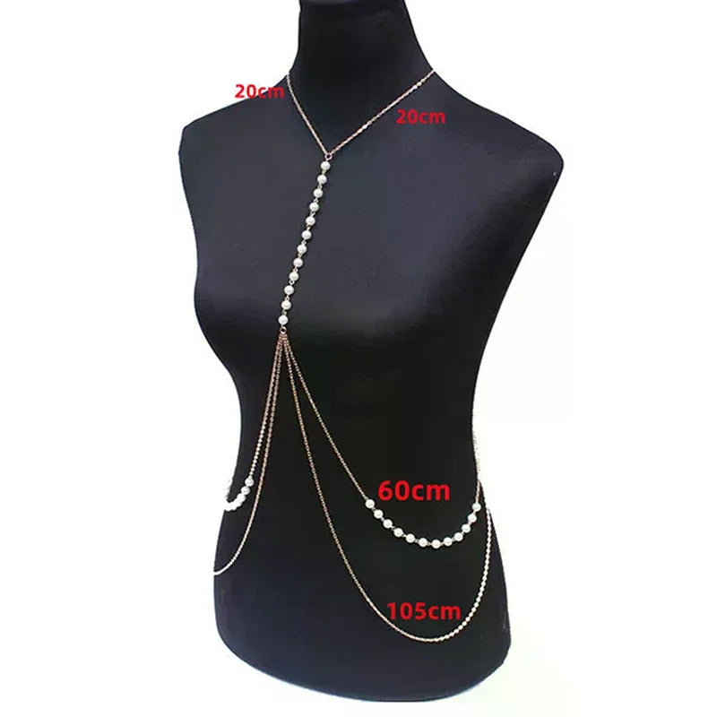 Marée Pearl Waist Chain