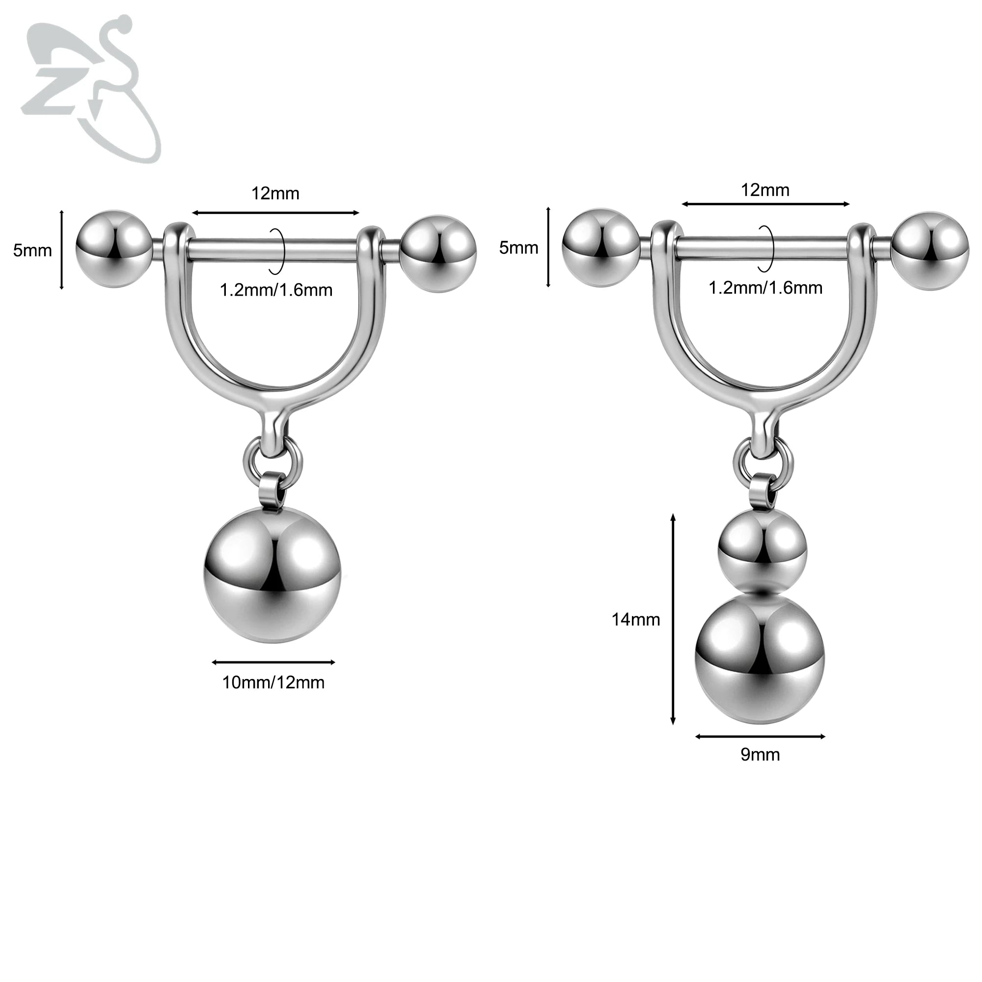 Orbe Nipple Barbell