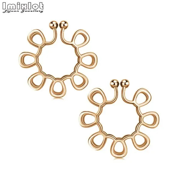 Fleur Unpierced Rings