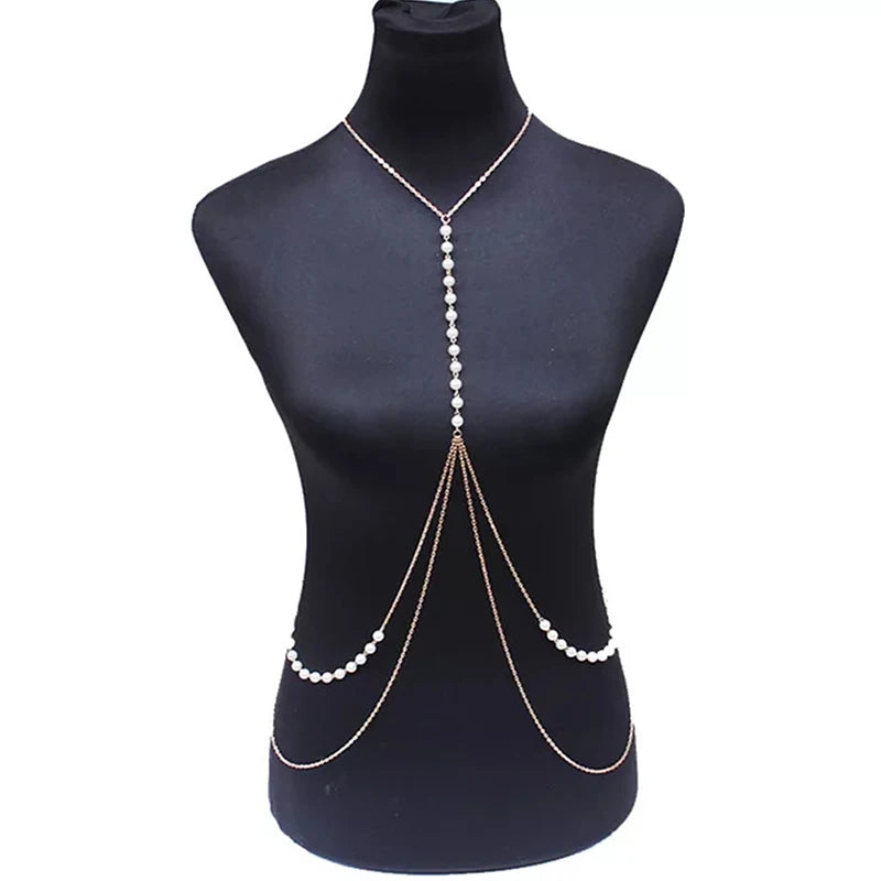 Marée Pearl Waist Chain