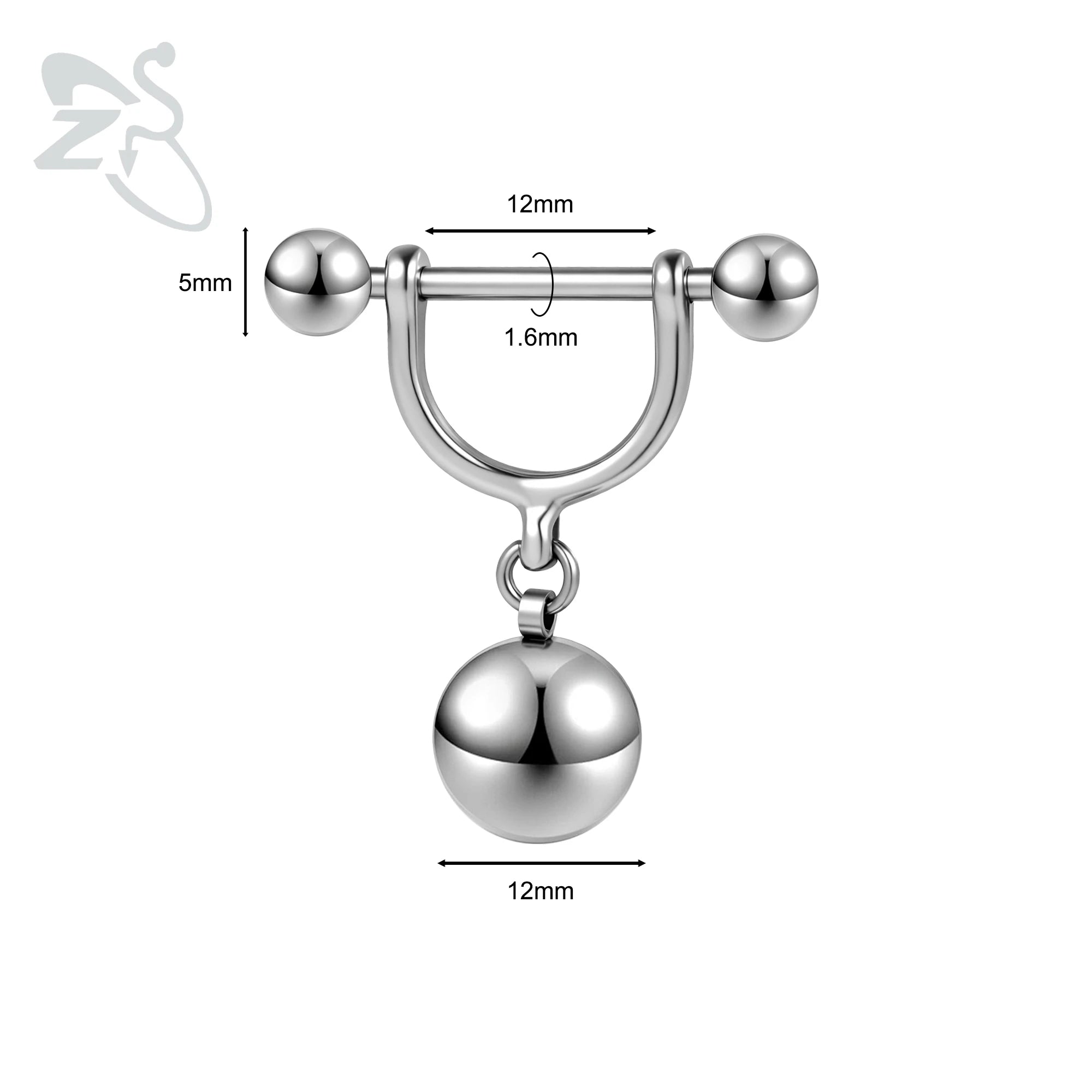 Orbe Nipple Barbell