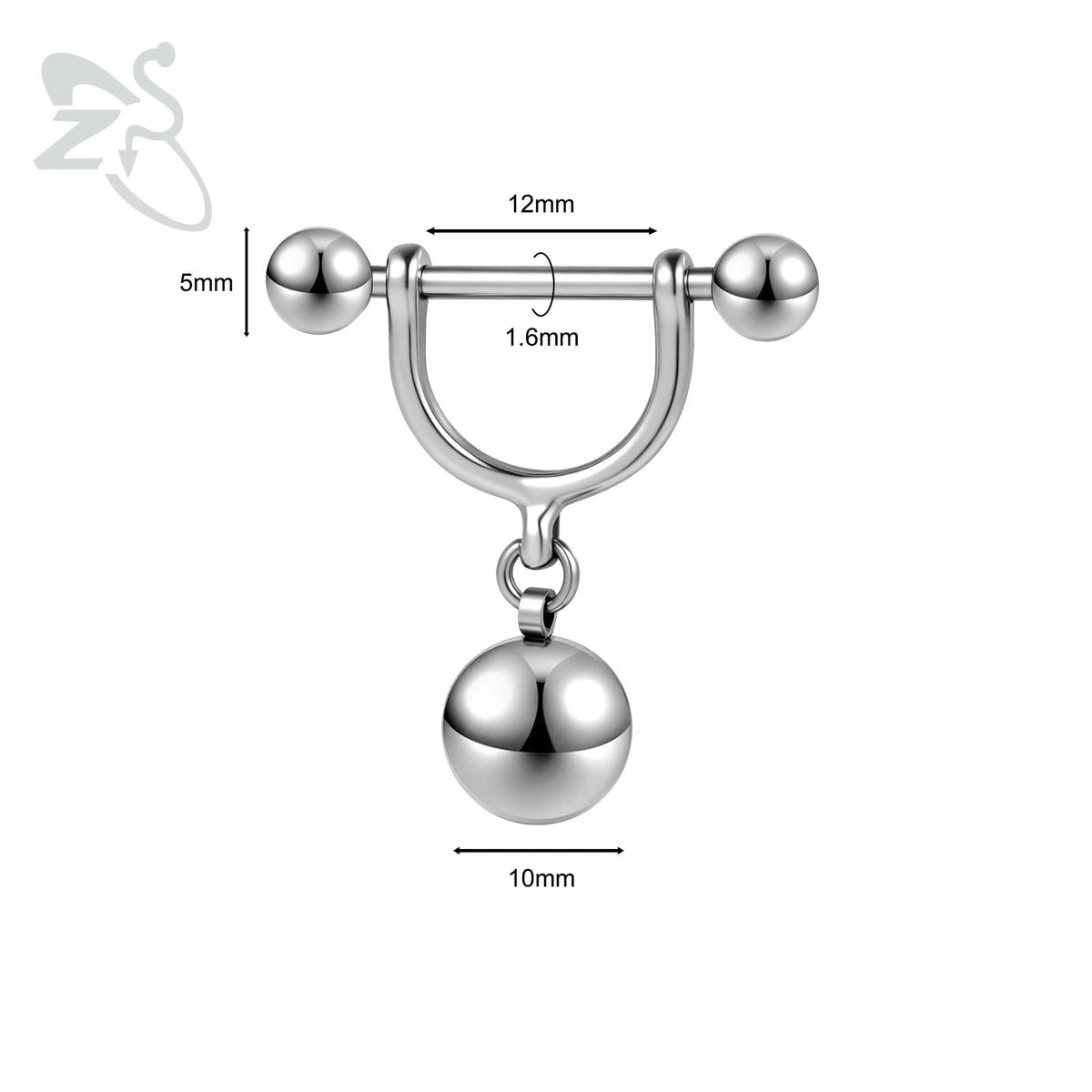 Orbe Nipple Barbell