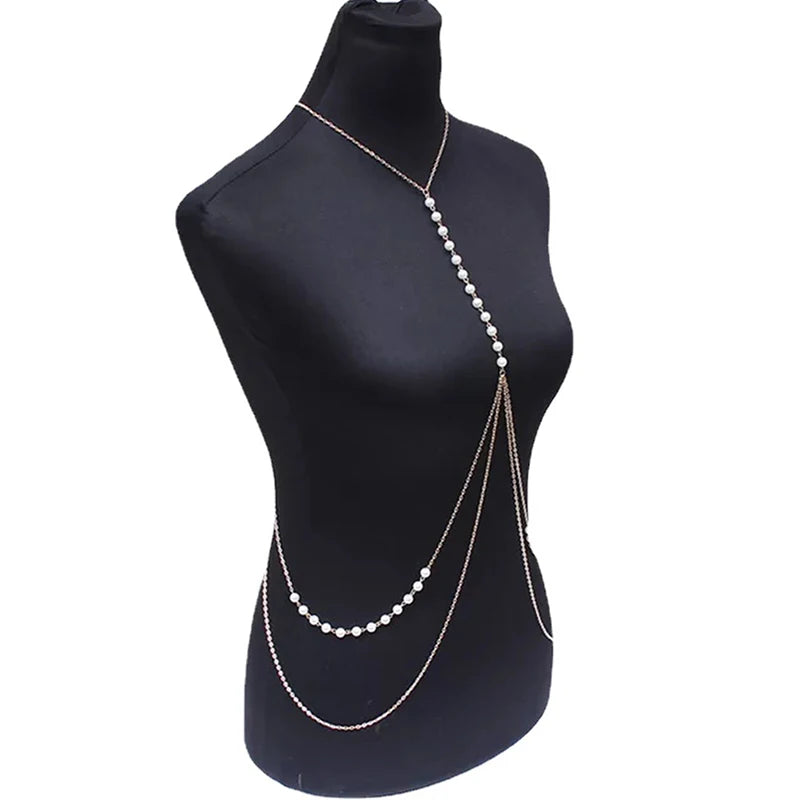 Marée Pearl Waist Chain