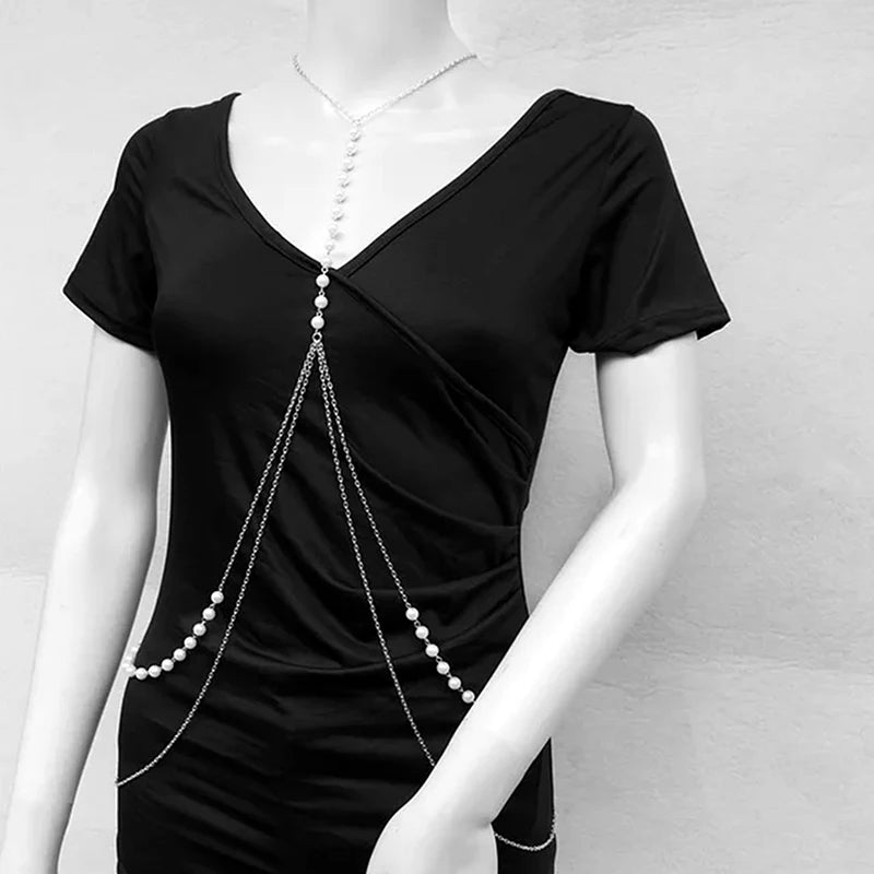 Marée Pearl Waist Chain