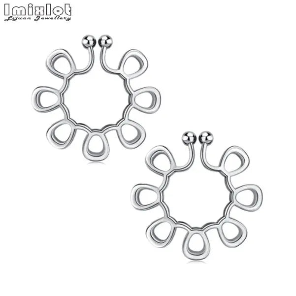 Fleur Unpierced Rings