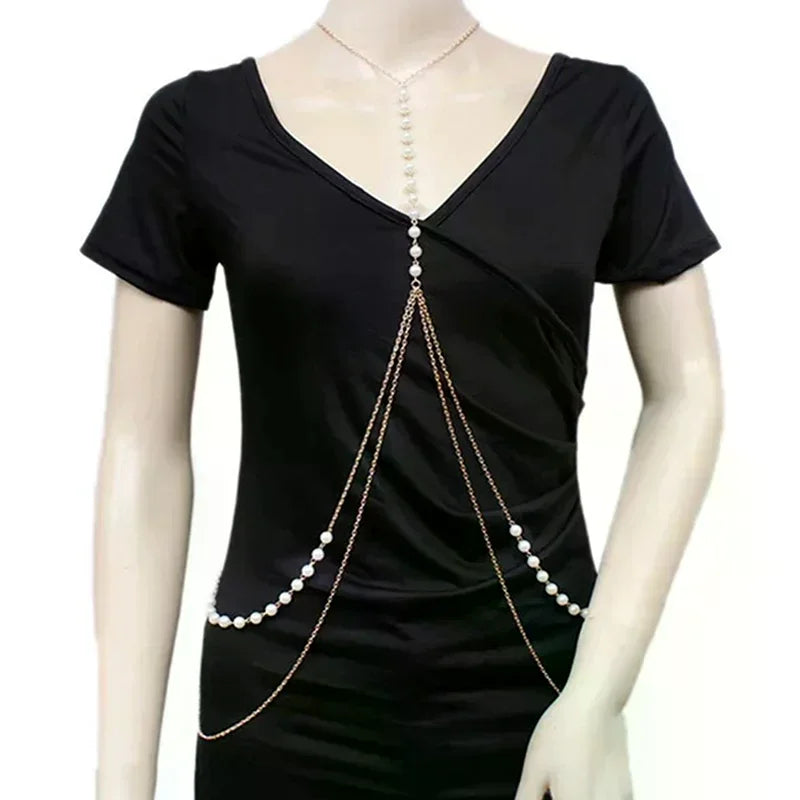 Marée Pearl Waist Chain