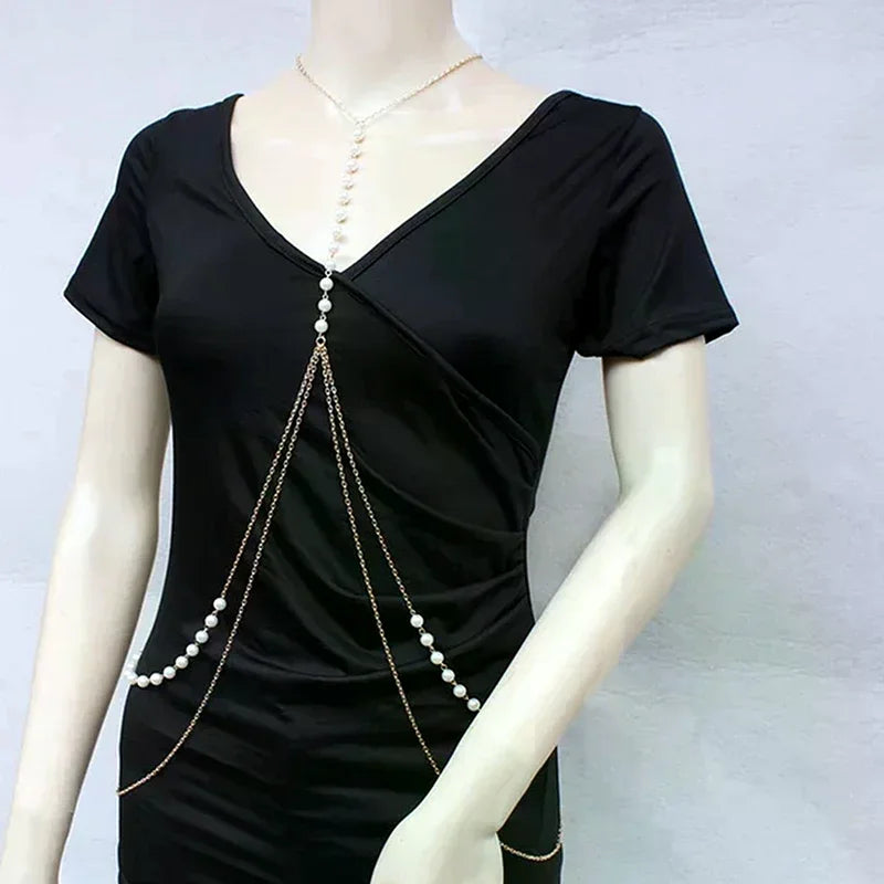 Marée Pearl Waist Chain